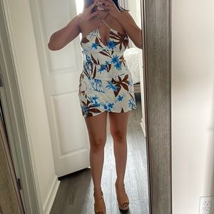 Zara Flower Short Dress
